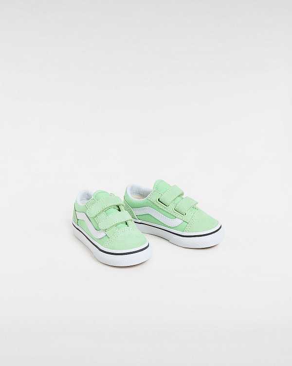 Kids' Vans Old Skool (1-4 Years) Sneakers Green Malaysia | VN4520983