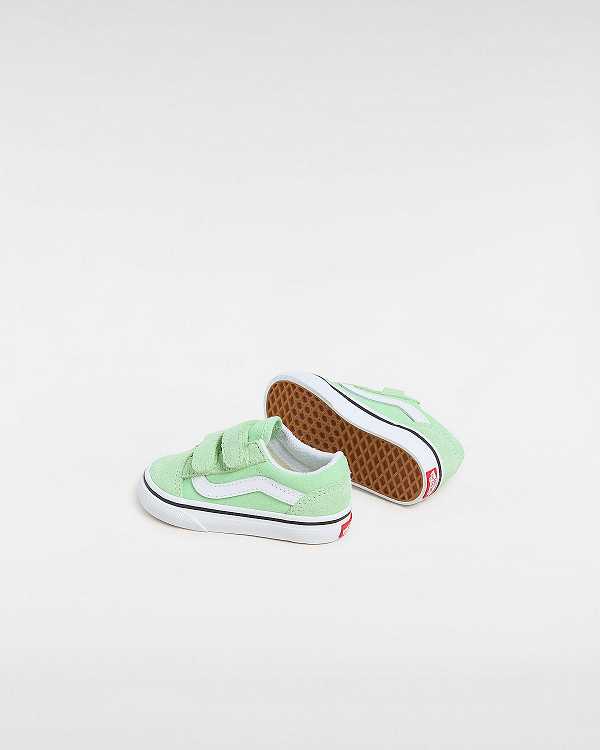 Kids' Vans Old Skool (1-4 Years) Sneakers Green Malaysia | VN4520983