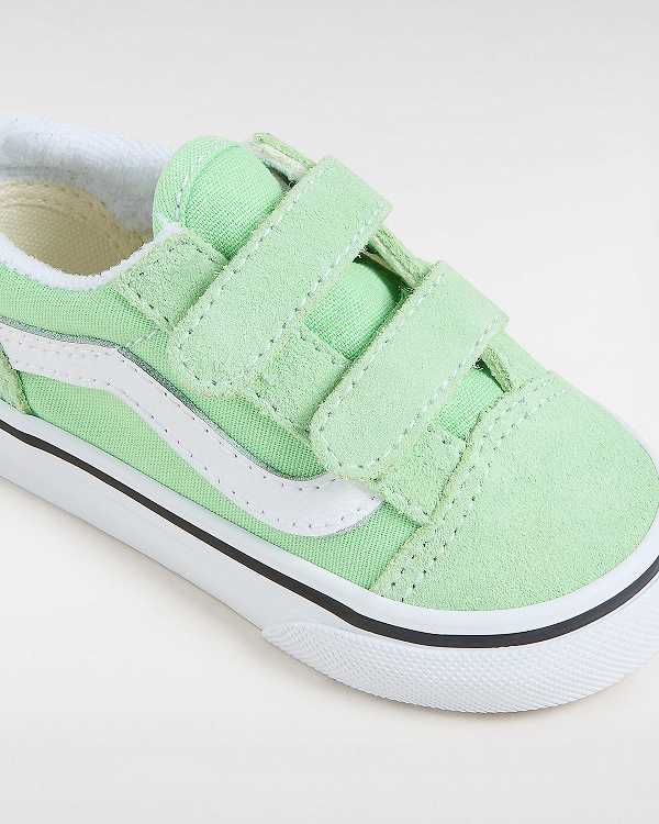 Kids' Vans Old Skool (1-4 Years) Sneakers Green Malaysia | VN4520983