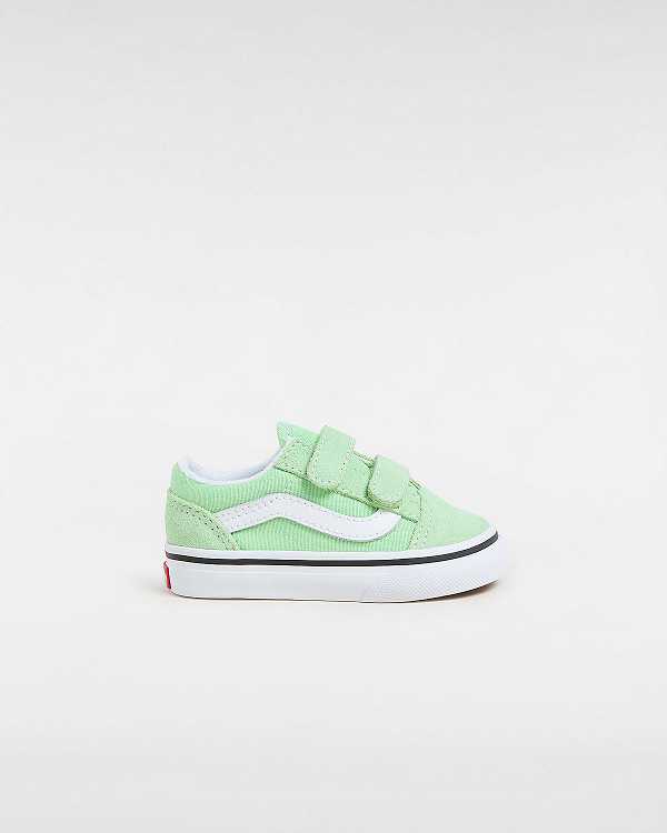 Kids\' Vans Old Skool (1-4 Years) Sneakers Green Malaysia | VN4520983