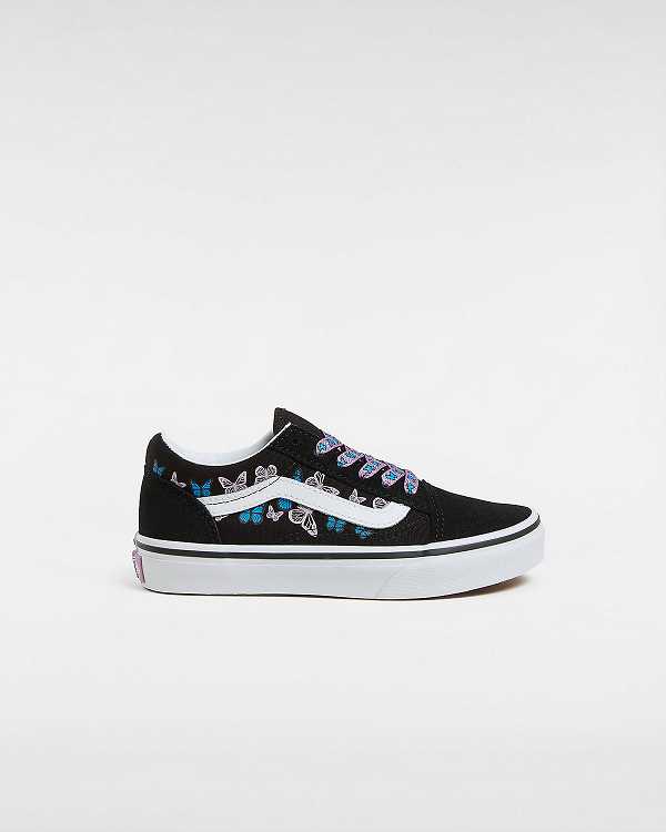 Kids\' Vans Old Skool (4-8 Years) Sneakers Black Malaysia | VN5862704