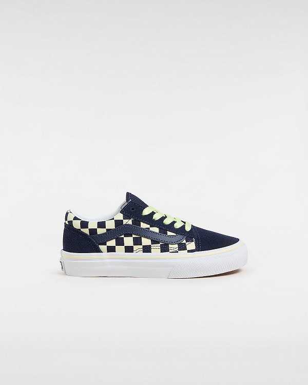 Kids\' Vans Old Skool (4-8 Years) Sneakers Blue Malaysia | VN5760829