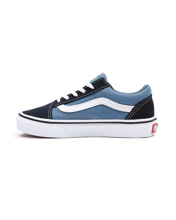 Kids' Vans Old Skool (4-8 Years) Sneakers Blue Malaysia | VN7986510