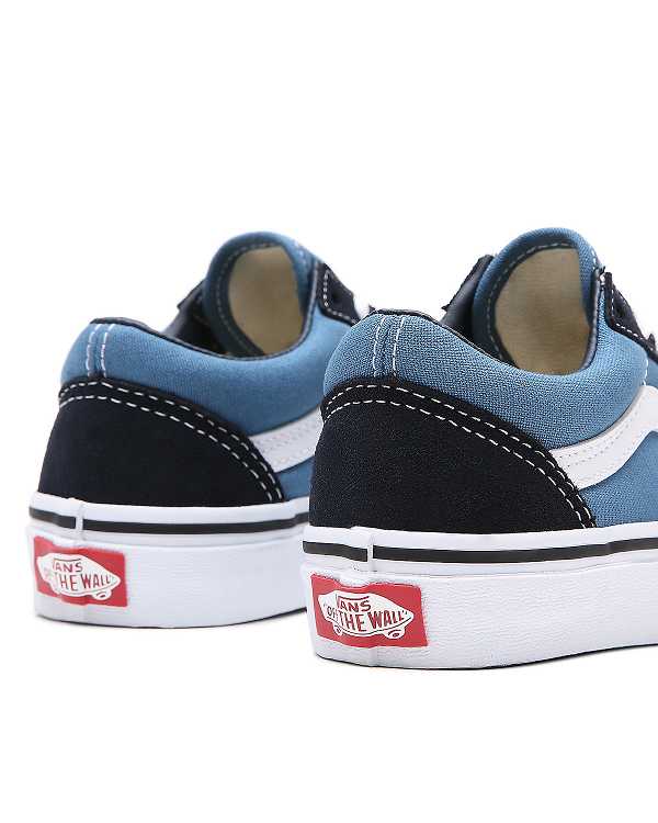 Kids' Vans Old Skool (4-8 Years) Sneakers Blue Malaysia | VN7986510