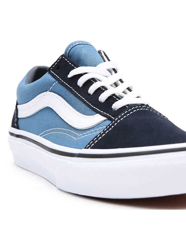 Kids' Vans Old Skool (4-8 Years) Sneakers Blue Malaysia | VN7986510