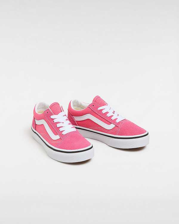 Kids' Vans Old Skool (4-8 Years) Sneakers Pink Malaysia | VN9620157