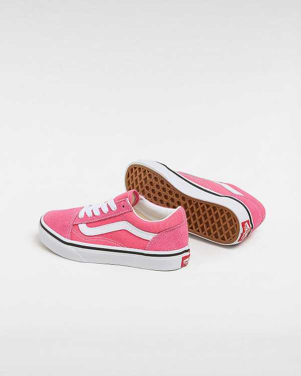 Kids' Vans Old Skool (4-8 Years) Sneakers Pink Malaysia | VN9620157