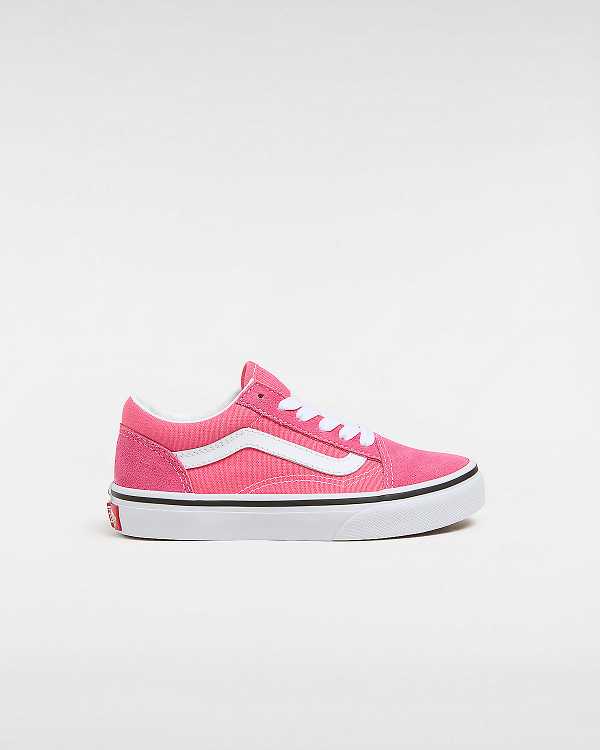 Kids\' Vans Old Skool (4-8 Years) Sneakers Pink Malaysia | VN9620157