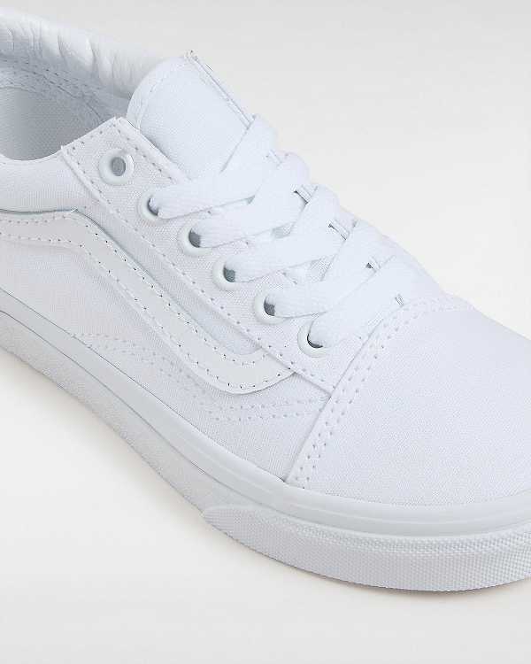 Kids' Vans Old Skool (4-8 Years) Sneakers White Malaysia | VN8579134