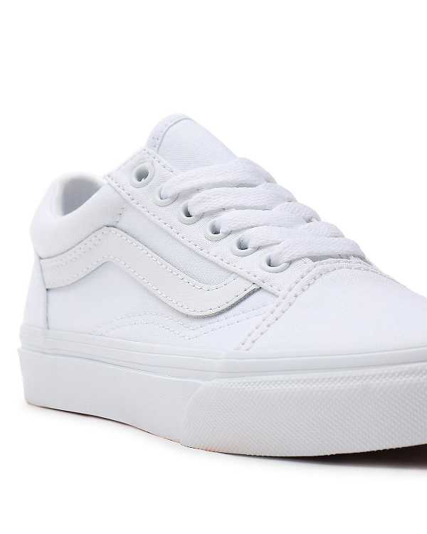 Kids' Vans Old Skool (4-8 Years) Sneakers White Malaysia | VN8579134