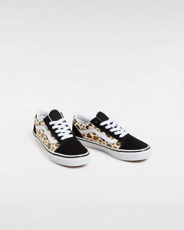 Kids' Vans Old Skool (8-14 Years) Sneakers Black Malaysia | VN6142057