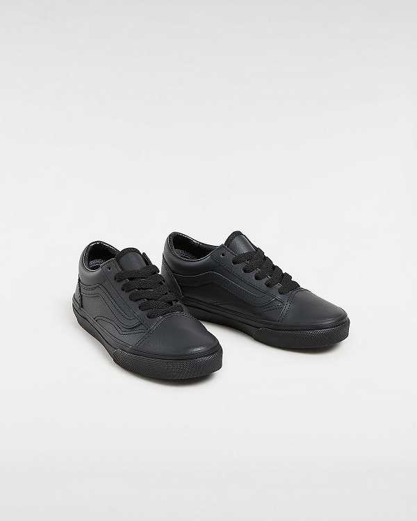 Kids' Vans Old Skool (8-14 Years) Sneakers Black Malaysia | VN6409283