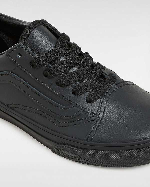 Kids' Vans Old Skool (8-14 Years) Sneakers Black Malaysia | VN6409283