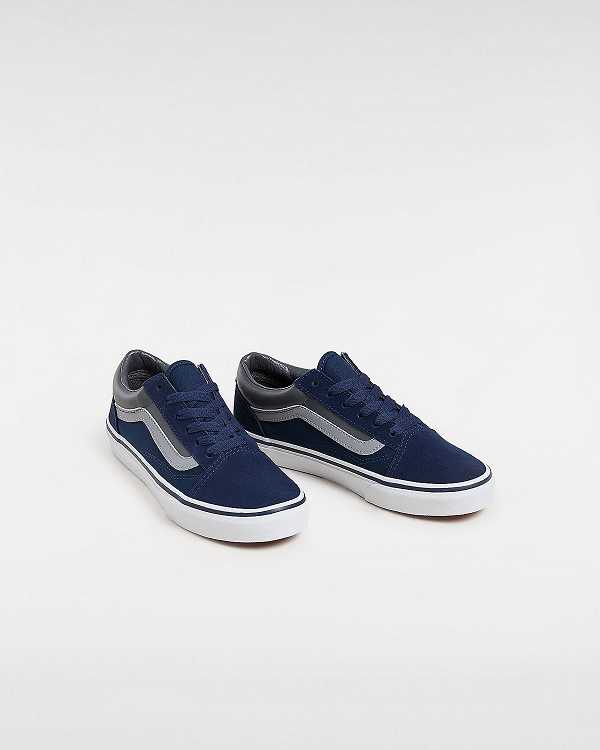 Kids' Vans Old Skool (8-14 Years) Sneakers Blue Malaysia | VN2175840