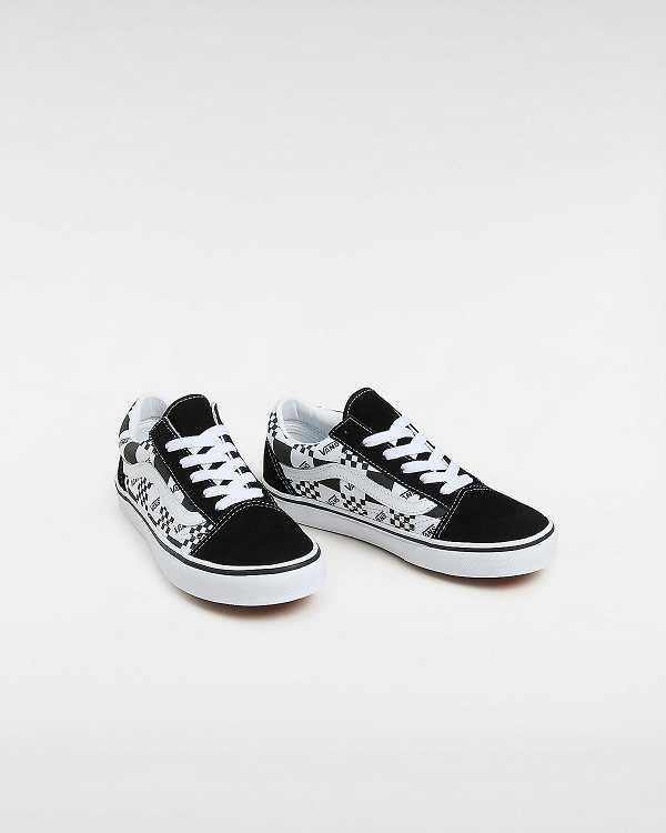 Kids' Vans Old Skool (8-14 Years) Sneakers Black Malaysia | VN2107845