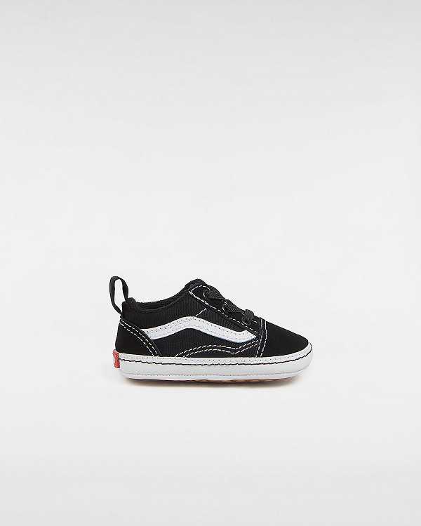 Kids\' Vans Old Skool Crib (0-1 year) Sneakers Black Malaysia | VN2574018