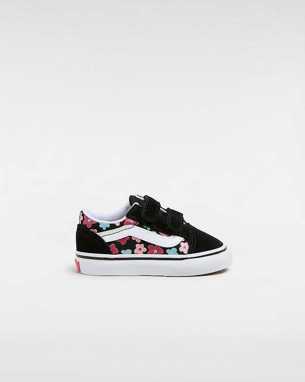 Kids\' Vans Old Skool Hook And Loop (1-4 Years) Sneakers Multicolor Malaysia | VN6902817