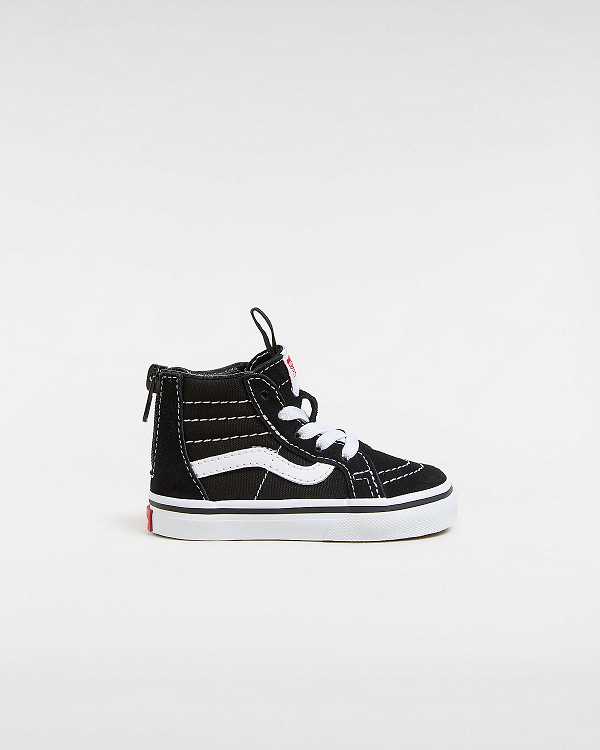 Kids\' Vans Sk8-Hi Zip (1-4 Years) Sneakers Black Malaysia | VN3805261