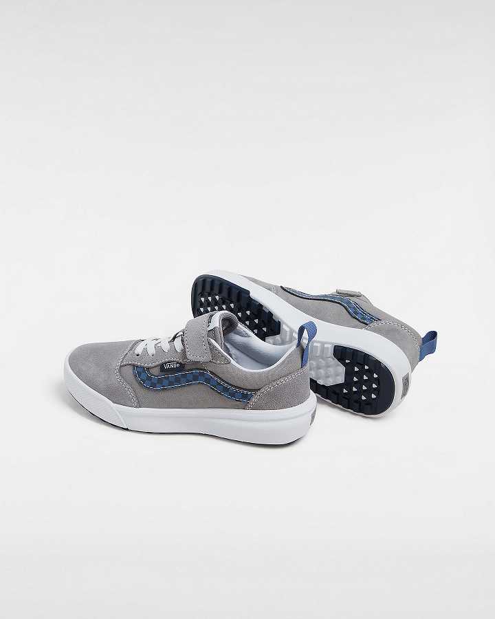 Kids' Vans UltraRange 66 Hook and Loop (4-8 Years) Sneakers Grey Malaysia | VN2461380