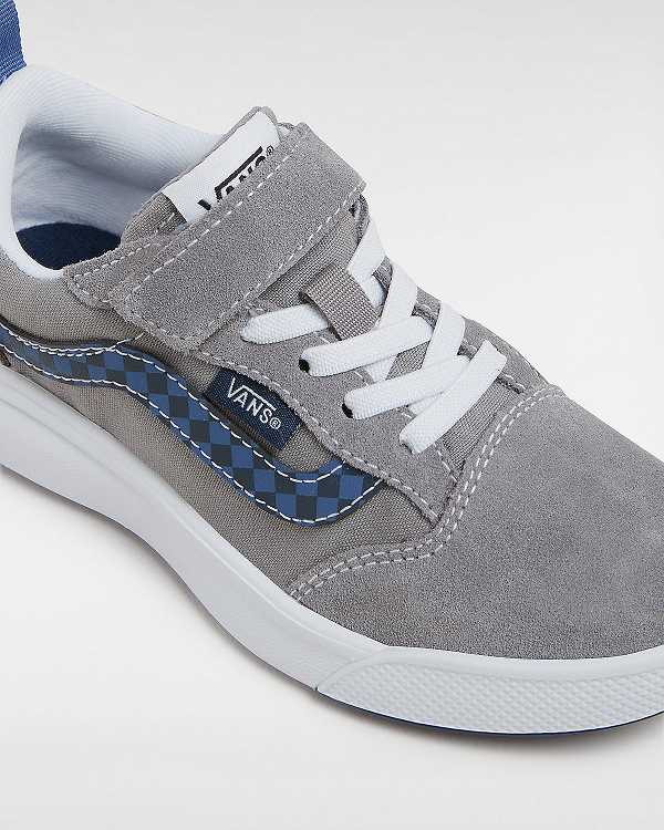 Kids' Vans UltraRange 66 Hook and Loop (4-8 Years) Sneakers Grey Malaysia | VN2461380