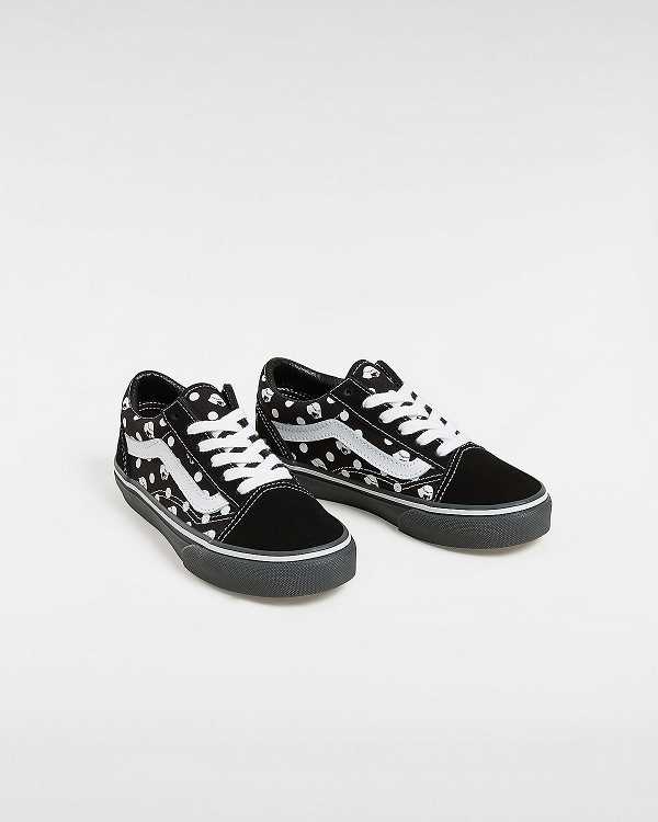 Kids' Vans Vans X Papergirl Old Skool (4-8 Years) Sneakers Black Malaysia | VN0587962