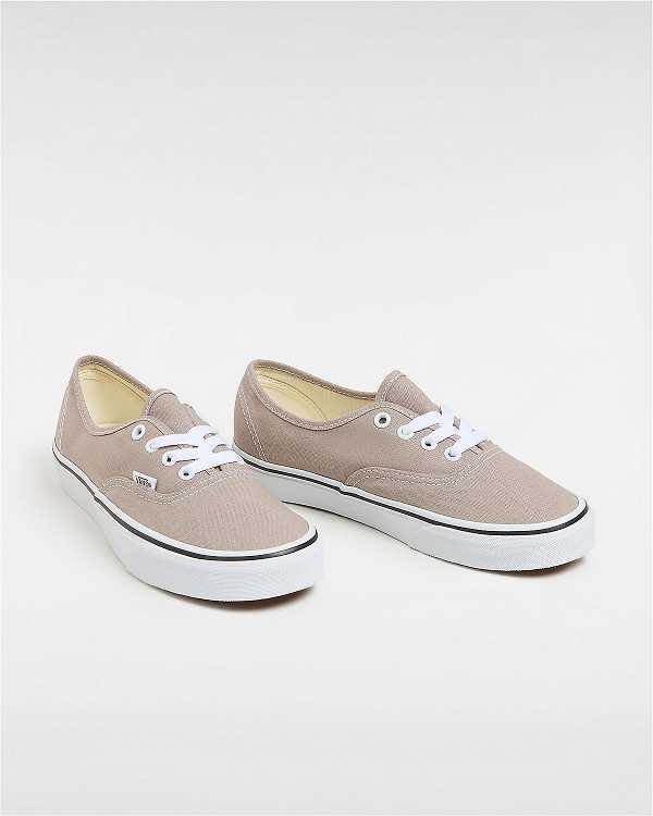 Men Vans Authentic Sneakers Beige Malaysia | VN0576831