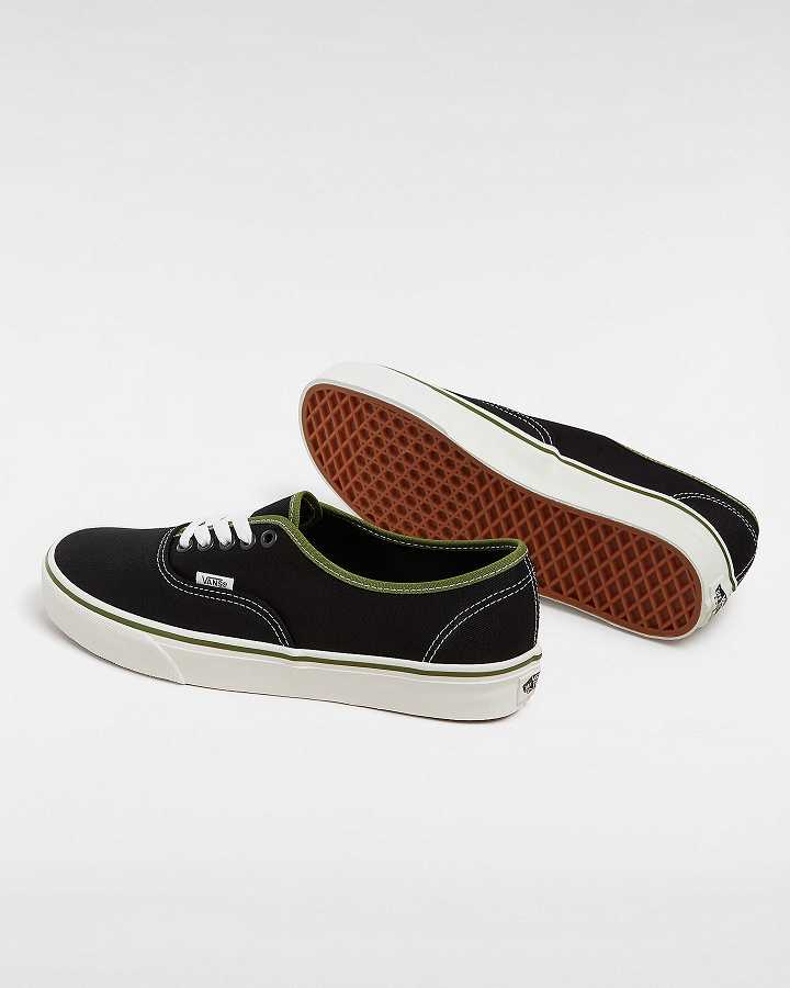 Men Vans Authentic Sneakers Black Malaysia | VN7146529