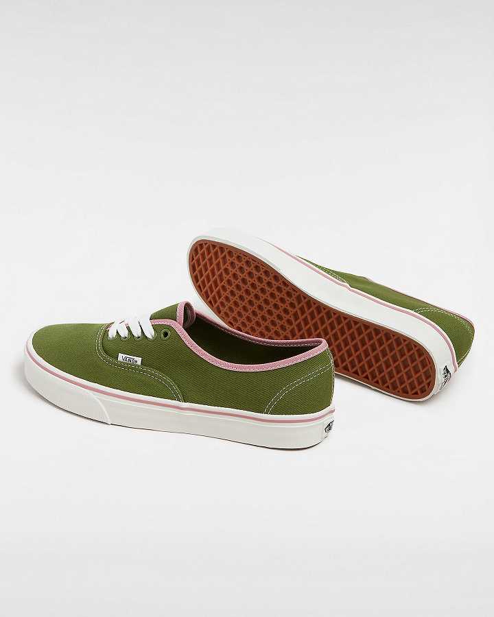 Men Vans Authentic Sneakers Green Malaysia | VN5612379