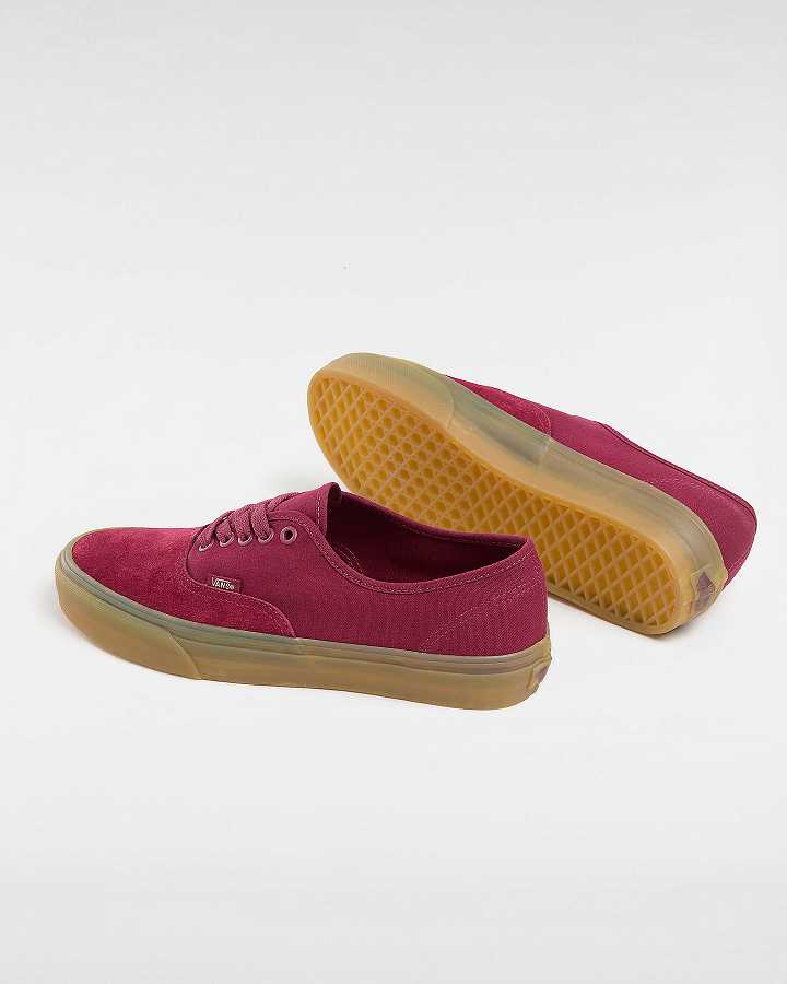 Men Vans Authentic Sneakers Red Malaysia | VN0419658