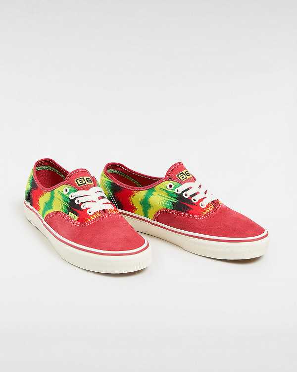 Men Vans Authentic Sneakers Red Malaysia | VN4705193