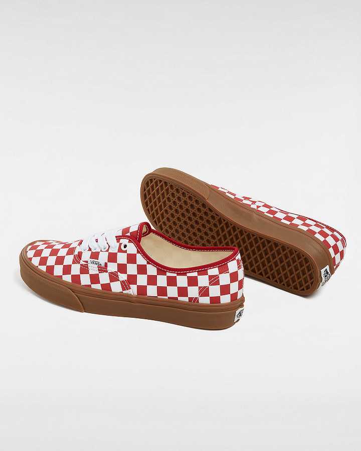 Men Vans Authentic Sneakers Red Malaysia | VN5902814