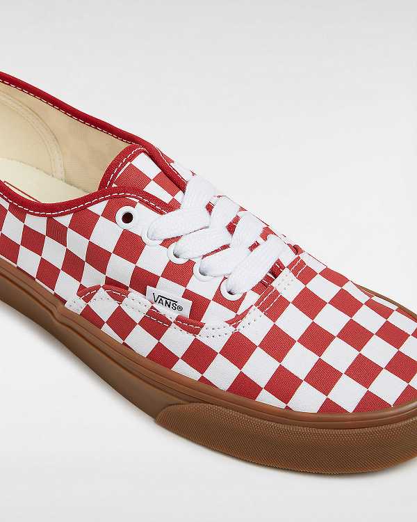 Men Vans Authentic Sneakers Red Malaysia | VN5902814