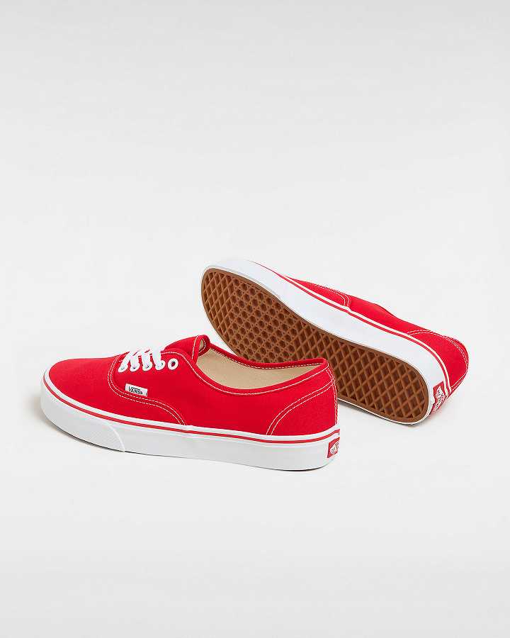 Men Vans Authentic Sneakers Red Malaysia | VN7054821