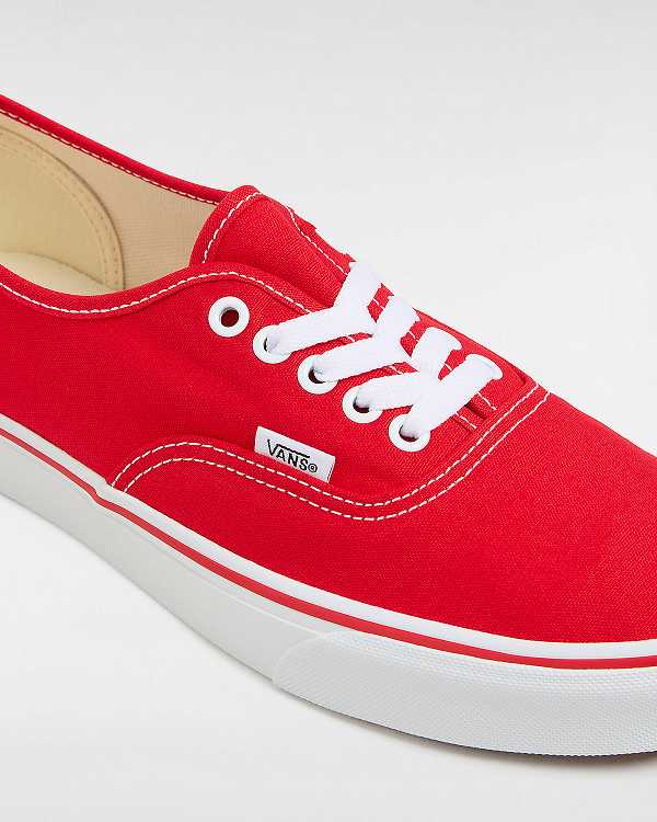 Men Vans Authentic Sneakers Red Malaysia | VN7054821