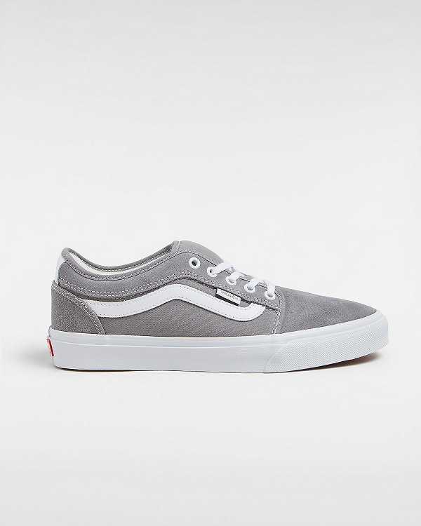 Men Vans Chukka Low Sidestripe Skate Shoes Grey Malaysia | VN2179084