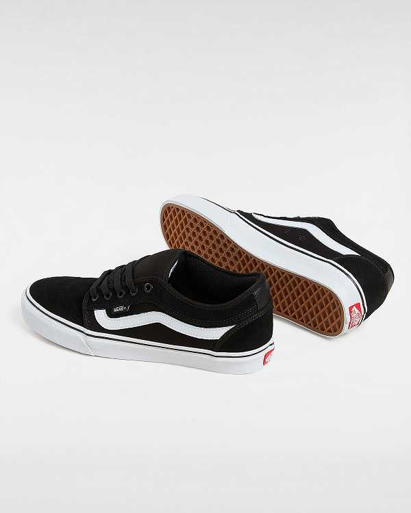 Men Vans Chukka Low Sidestripe Skate Shoes Black Malaysia | VN5731468