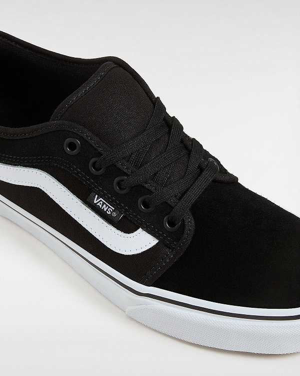 Men Vans Chukka Low Sidestripe Skate Shoes Black Malaysia | VN5731468