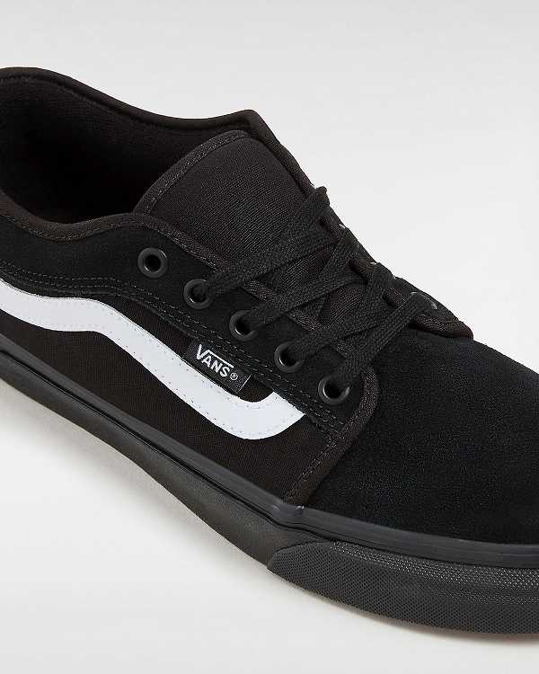 Men Vans Chukka Low Sidestripe Skate Shoes Black Malaysia | VN2135896