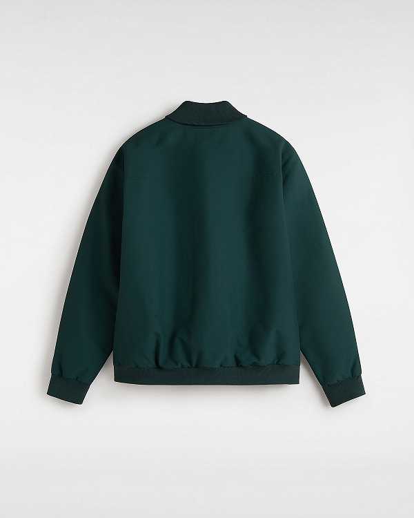 Men Vans Clifton Down Bomber Jackets Green Malaysia | VN4589073