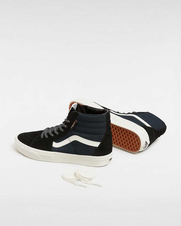 Men Vans Colour Theory Sk8-Hi Skate Shoes Blue Malaysia | VN0516748