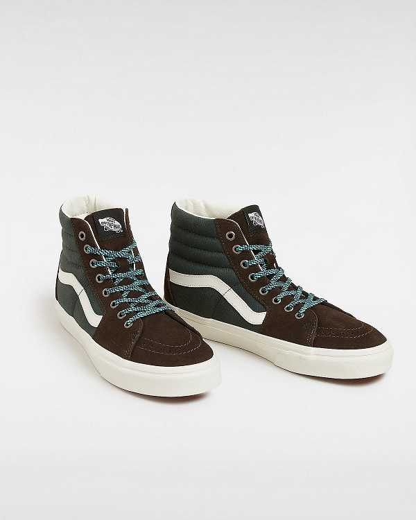 Men Vans Colour Theory Sk8-Hi Skate Shoes Green Malaysia | VN1340869