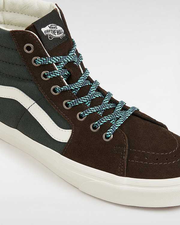 Men Vans Colour Theory Sk8-Hi Skate Shoes Green Malaysia | VN1340869