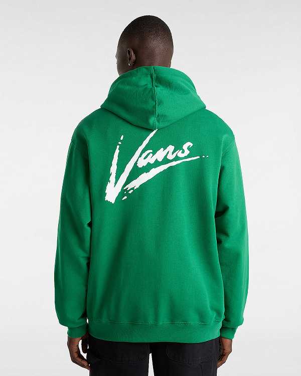 Men Vans Dettori Loose Hoodie Green Malaysia | VN3801724