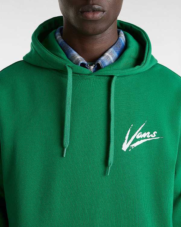 Men Vans Dettori Loose Hoodie Green Malaysia | VN3801724