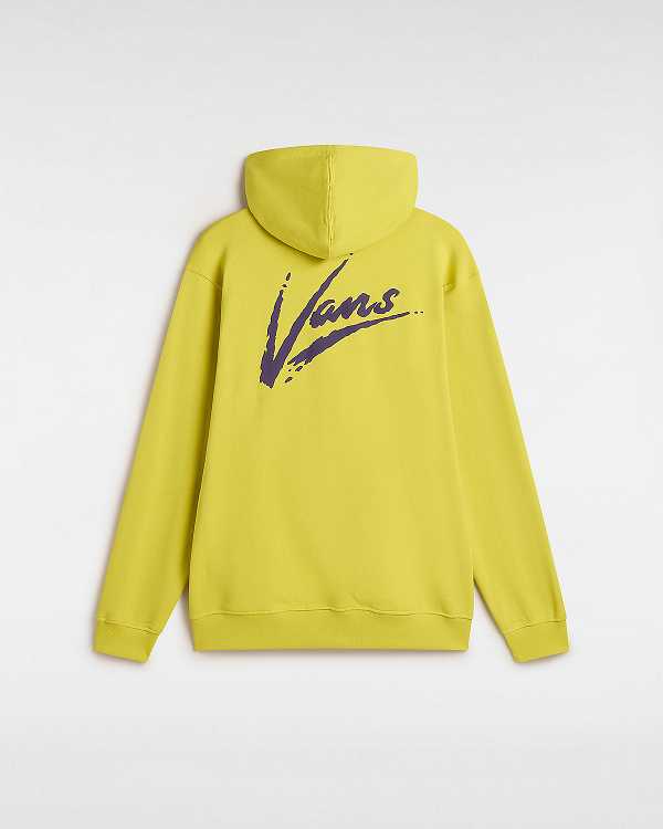 Men Vans Dettori Loose Hoodie Yellow Malaysia | VN2198670