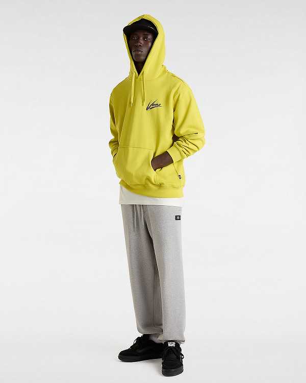 Men Vans Dettori Loose Hoodie Yellow Malaysia | VN2198670