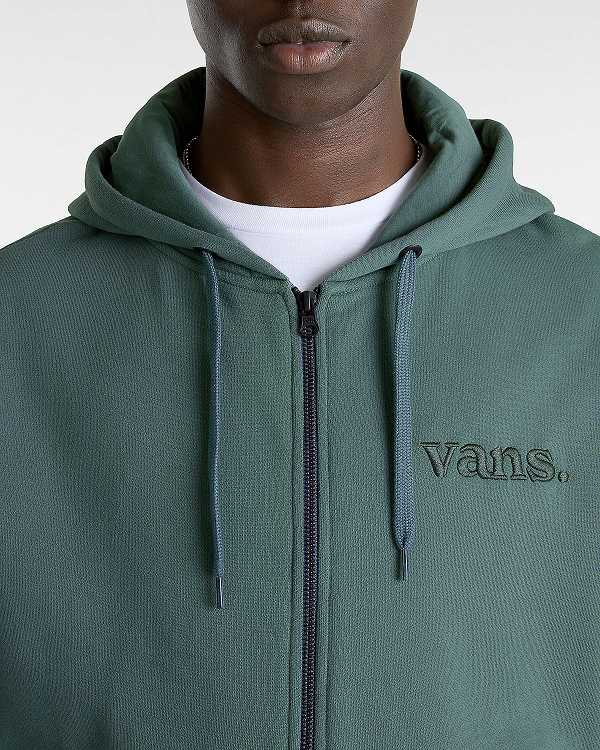 Men Vans Essential Relaxed Hoodie Green Malaysia | VN4298016