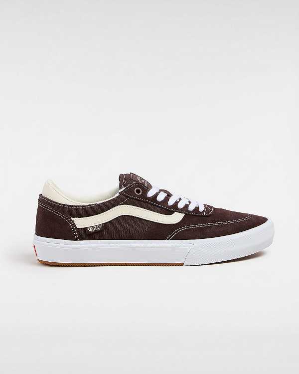 Men Vans Gilbert Crockett Skate Shoes Brown Malaysia | VN5432907