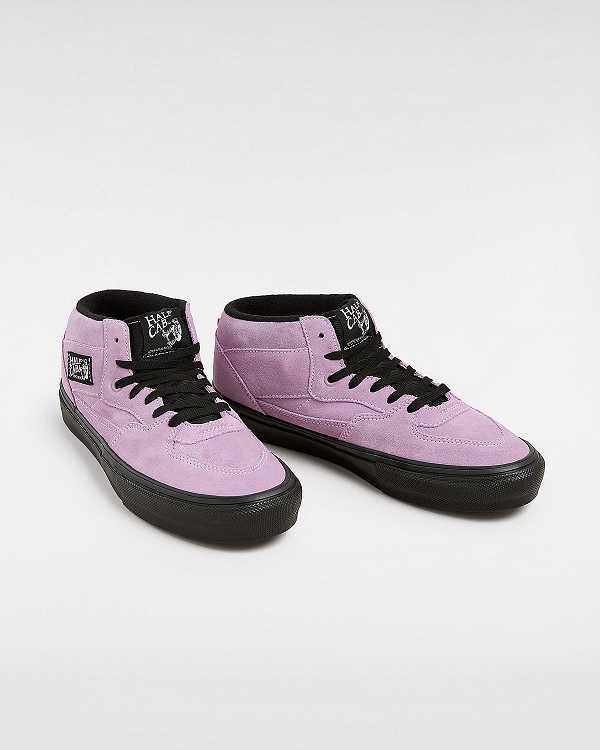 Men Vans Half Cab Skate Shoes Purple Malaysia | VN9310578