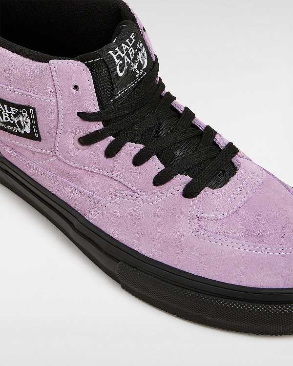 Men Vans Half Cab Skate Shoes Purple Malaysia | VN9310578